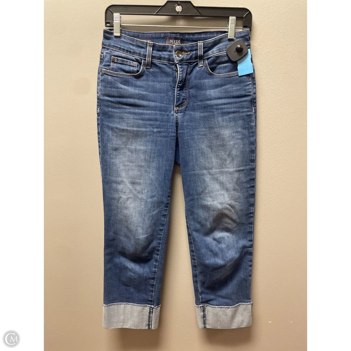 Jeans Cropped By Not Your Daughters Jeans In Blue Denim, Size: 0