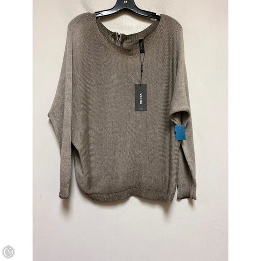 Sweater By Venti6 In Taupe, Size: M