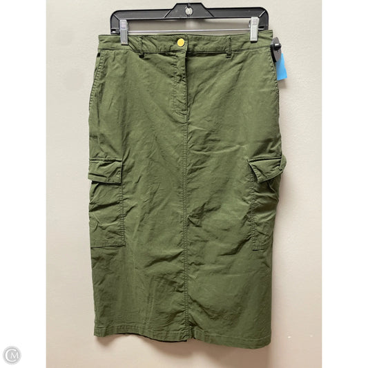 Skirt Midi By Nicole Miller In Green, Size: 8