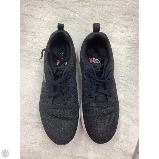 Shoes Sneakers By Skechers In Black & Grey, Size: 7