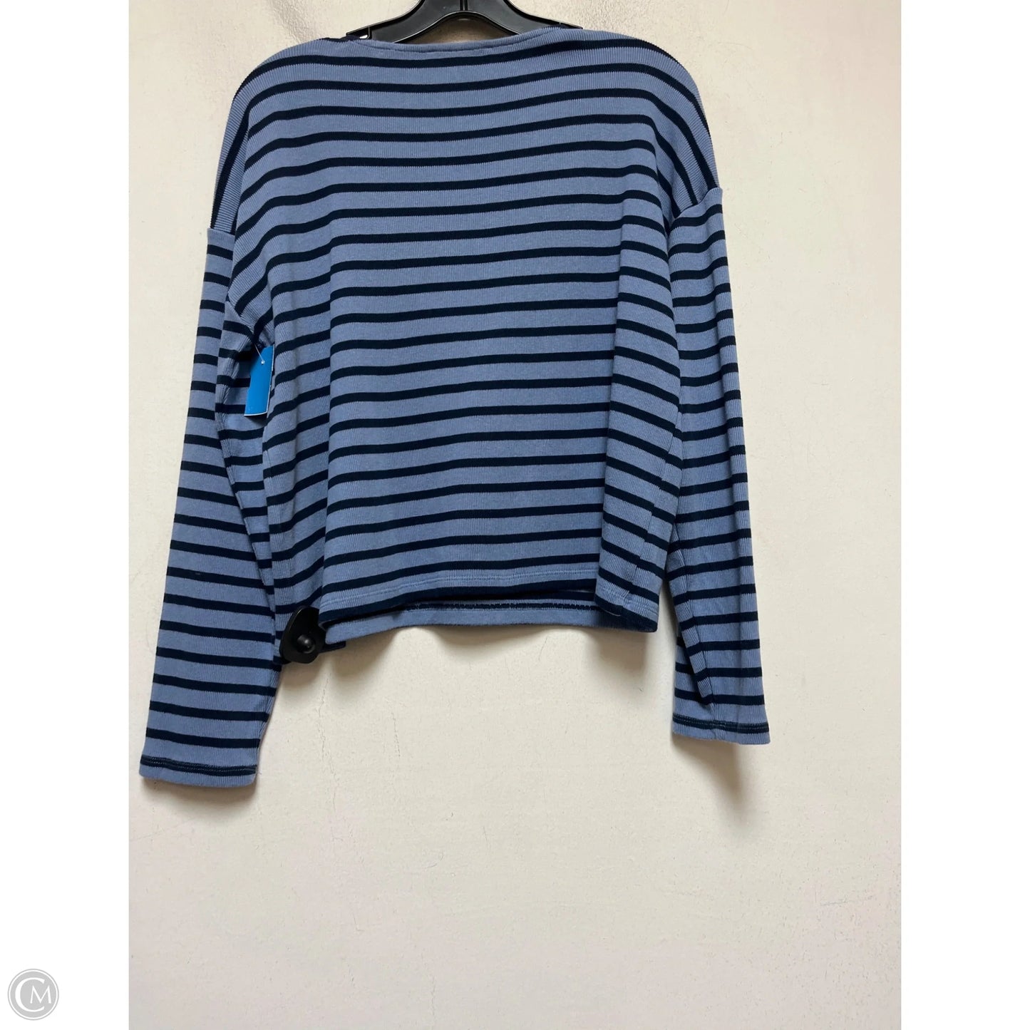 Top Long Sleeve By Ann Taylor In Striped Pattern, Size: S