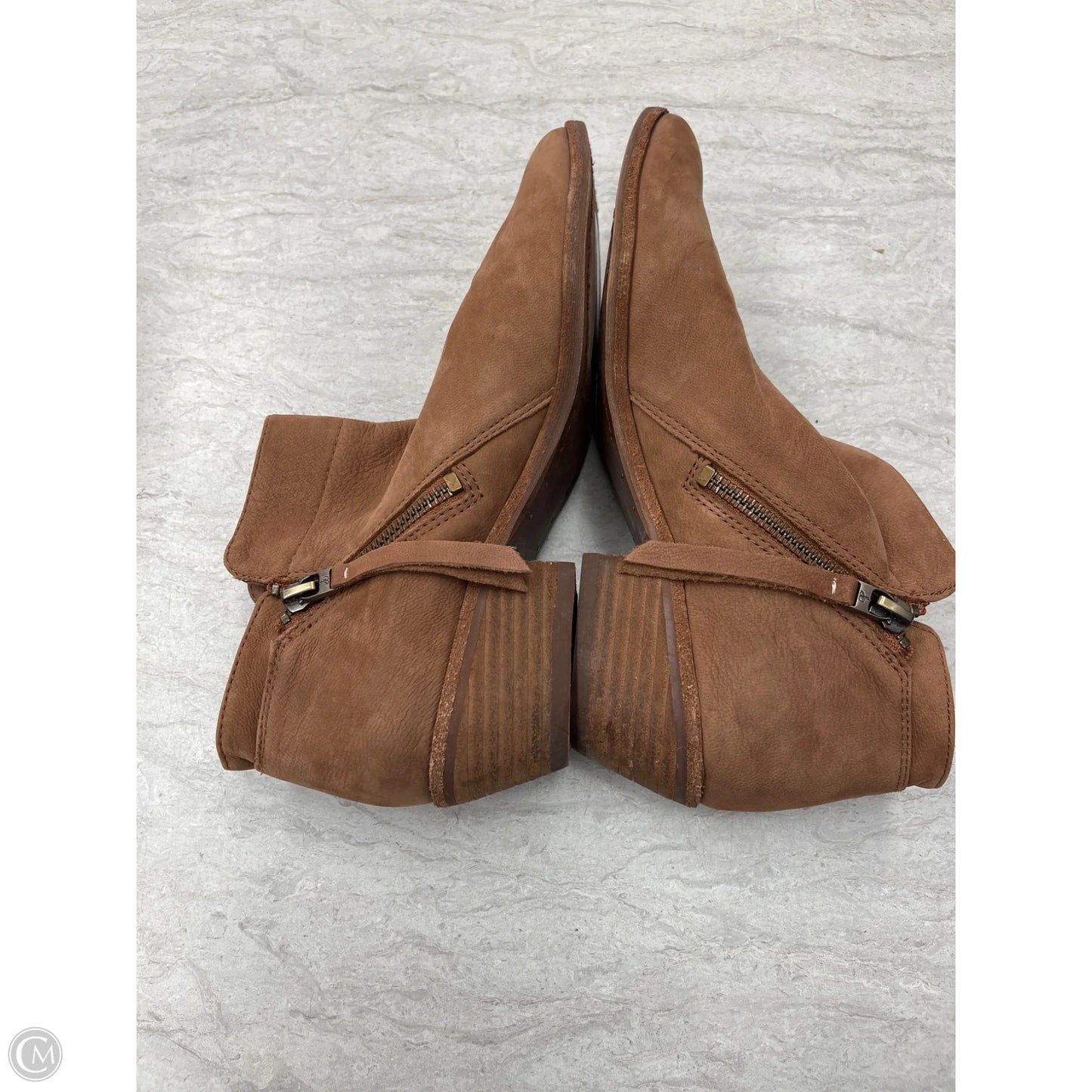Boots Ankle Flats By Sam Edelman In Brown, Size: 7