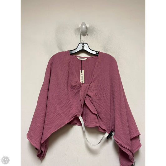 Top Short Sleeve By Commense In Pink, Size: S