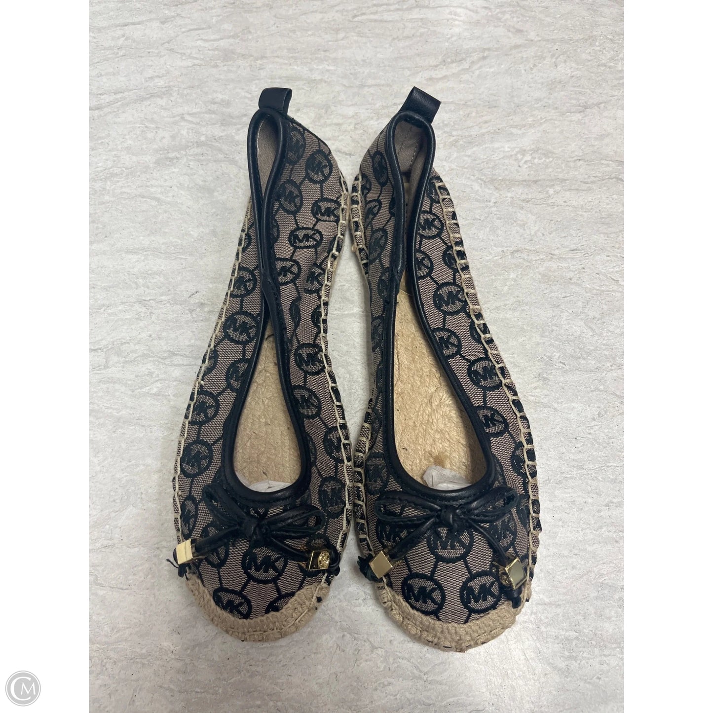 Shoes Flats By Michael By Michael Kors In Black & Tan, Size: 7