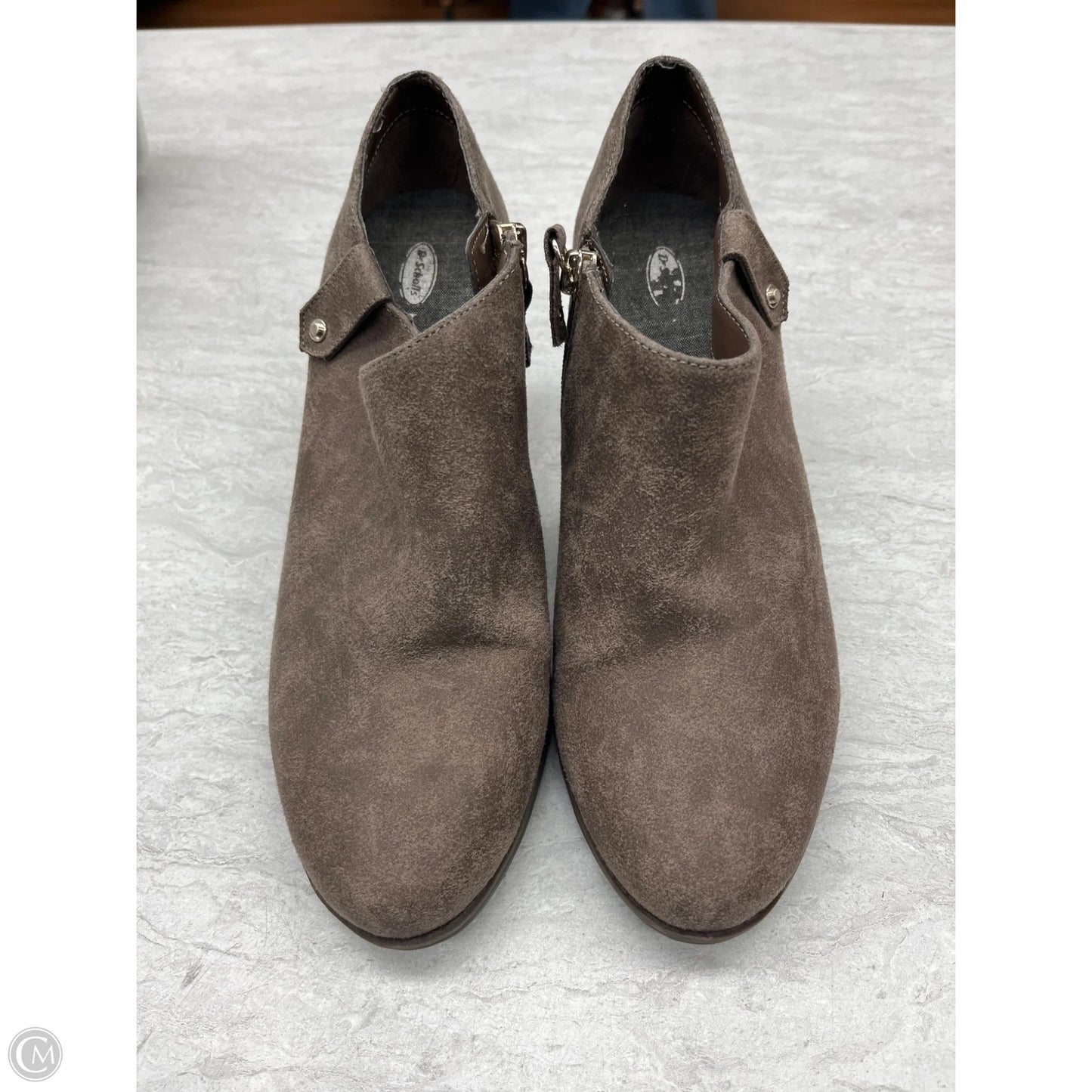 Boots Ankle Heels By Dr Scholls In Taupe, Size: 9
