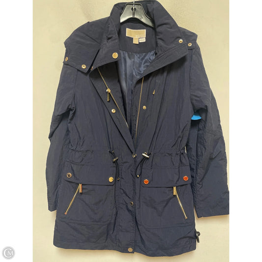 Coat Raincoat By Michael By Michael Kors In Navy, Size: Xs