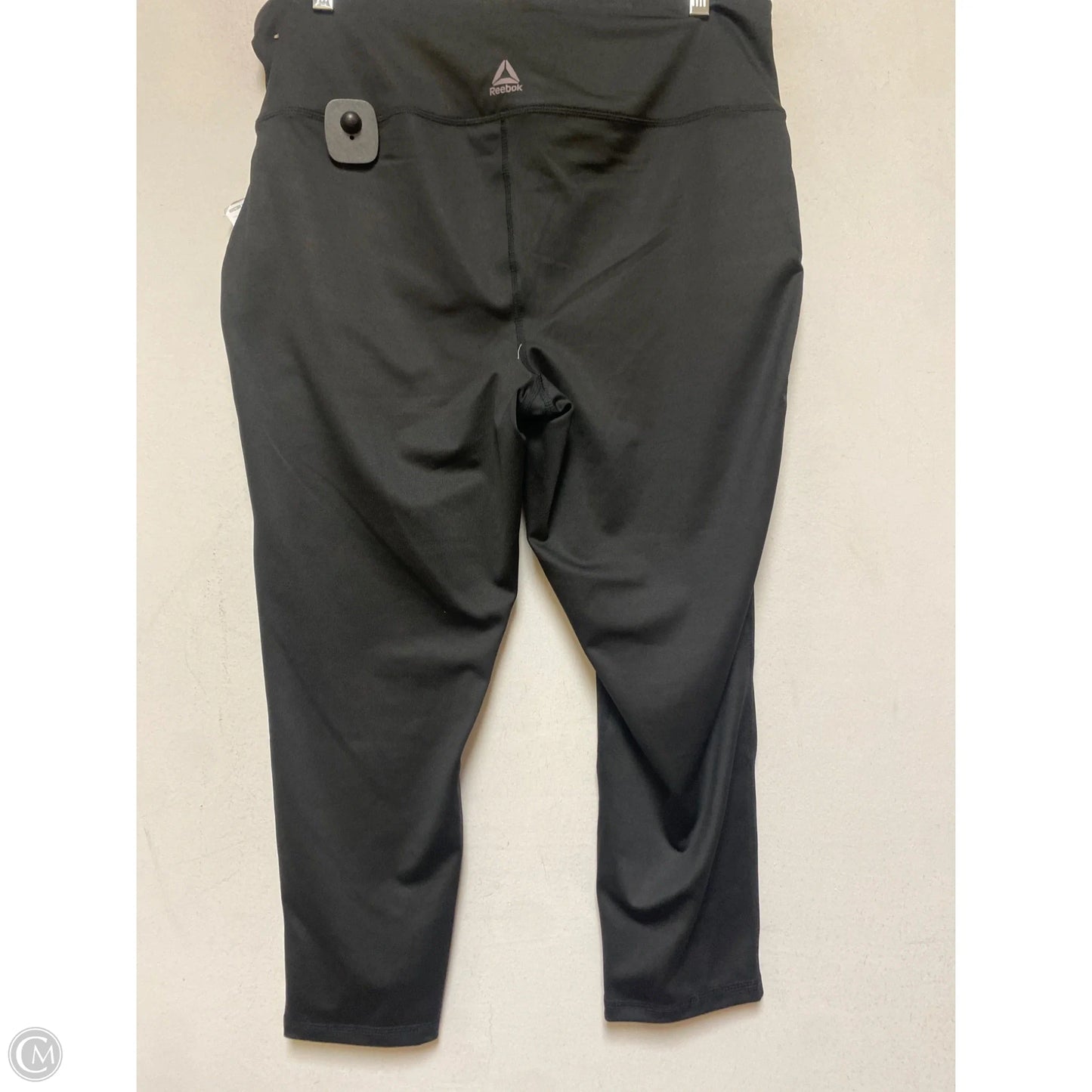 Athletic Leggings By Reebok In Black, Size: Xl