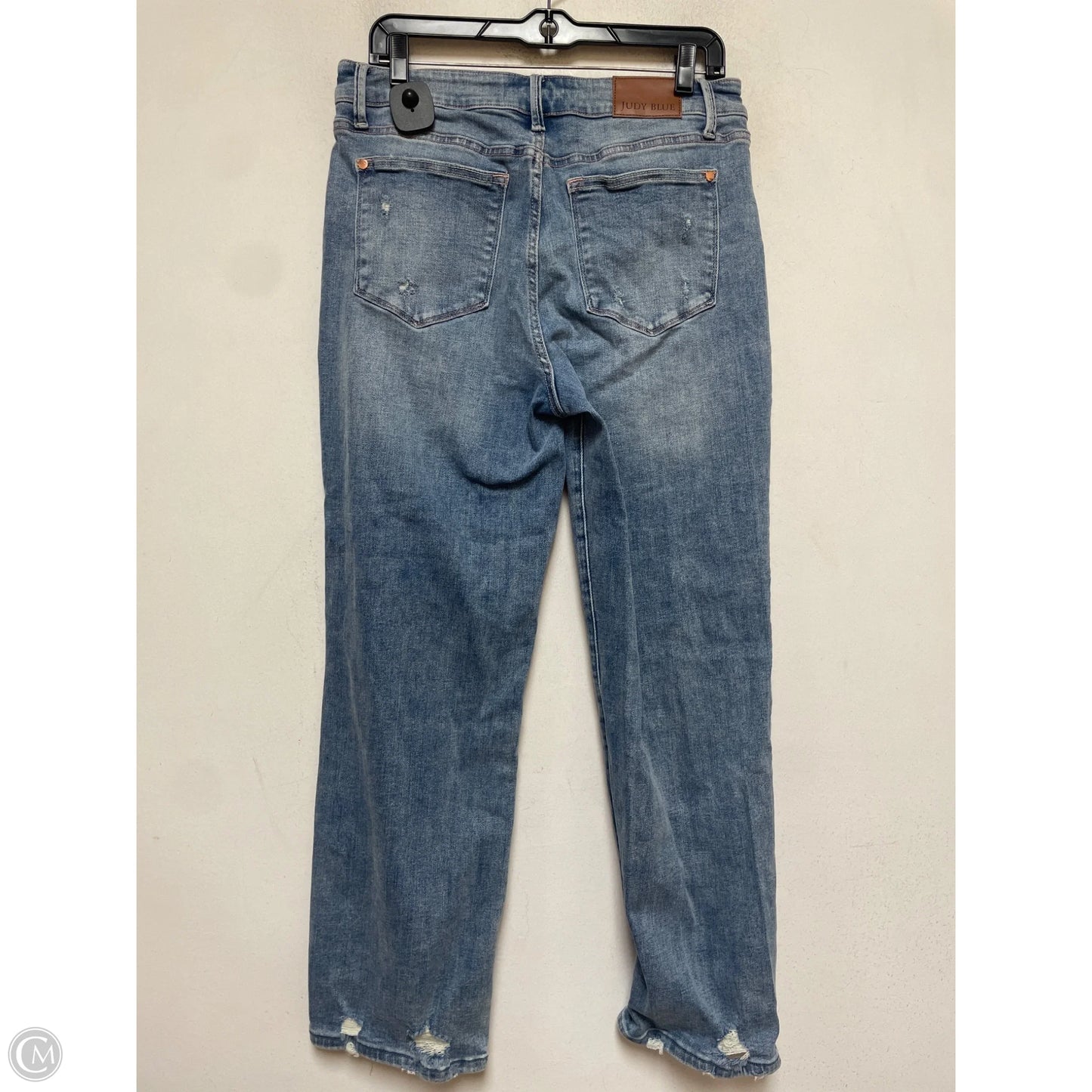 Jeans Straight By Judy Blue In Blue Denim, Size: 8