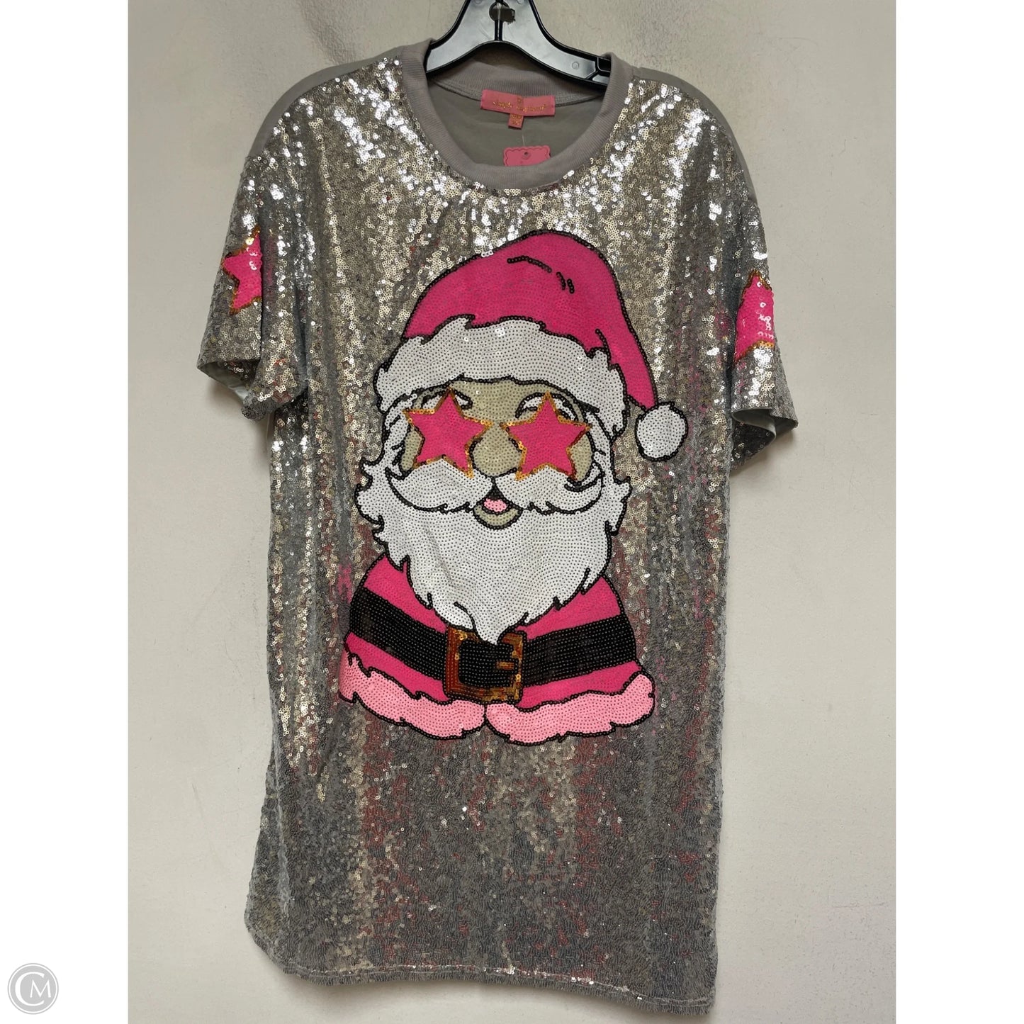 Dress Casual Short By Simply Southern In Silver, Size: S