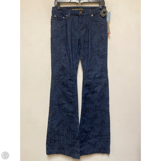 Jeans Flared By Michael By Michael Kors In Paisley Print, Size: 4