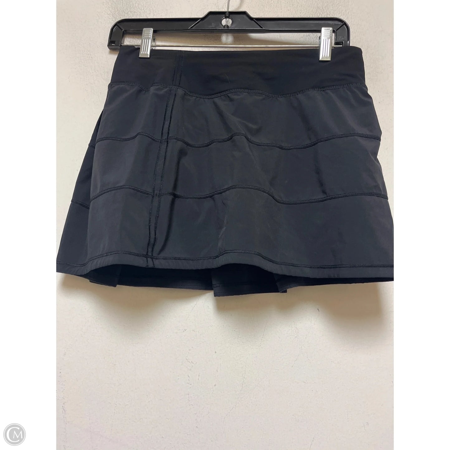 Athletic Skort By Lululemon In Black, Size: 4