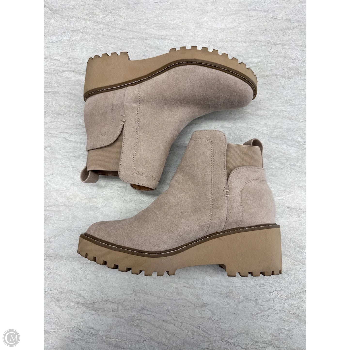 Boots Ankle Heels By Dolce Vita In Tan, Size: 6