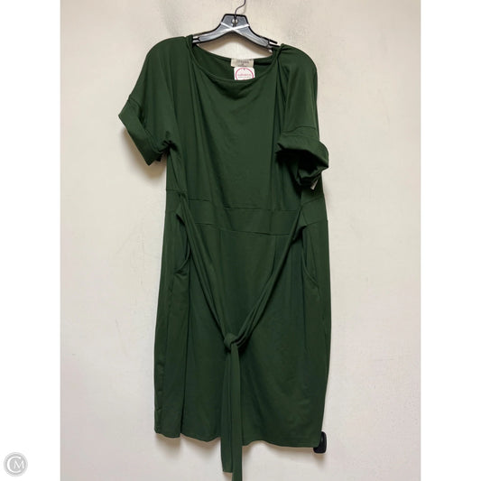Dress Casual Short By Zenana In Green, Size: 2x