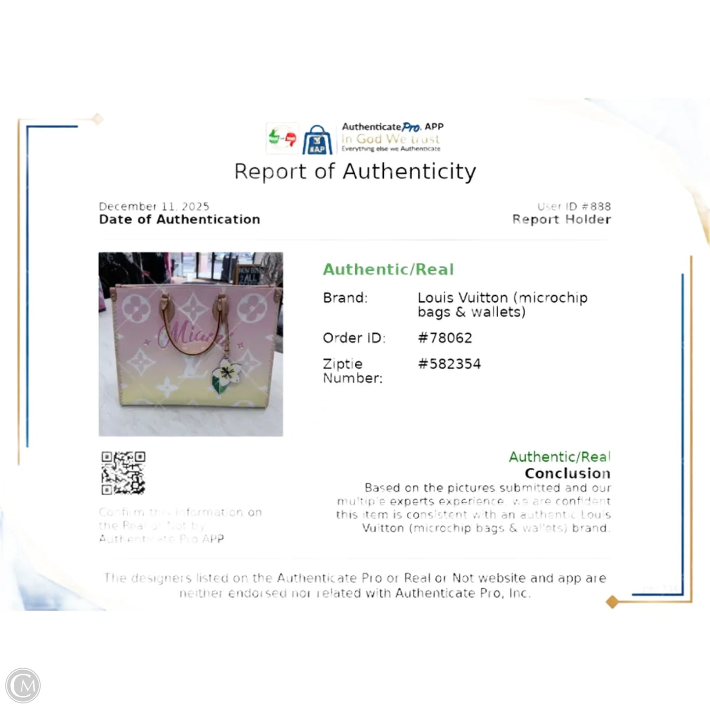 Handbag Luxury Designer By Louis Vuitton, Size: Large