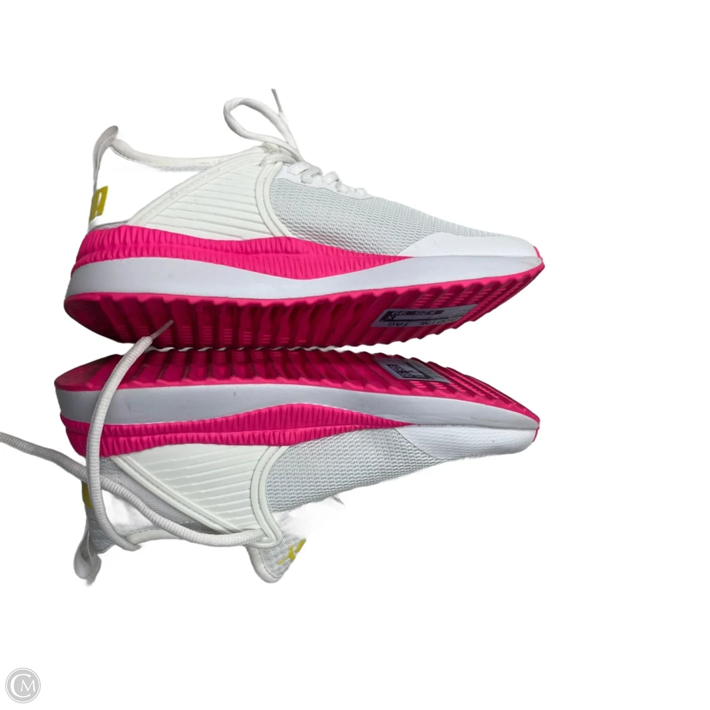 Shoes Athletic By Puma In Pink & White, Size: 7