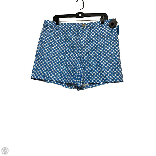 Shorts Designer By Lilly Pulitzer In Blue & White, Size: 14