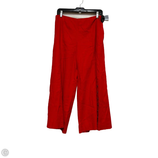 Pants Cropped By Anthropologie In Orange, Size: 10p