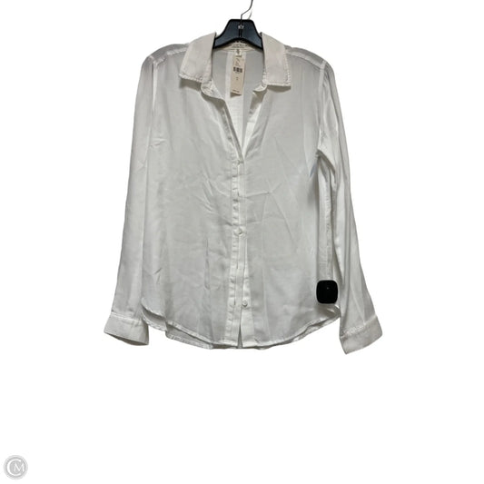 Top Long Sleeve By Cloth & Stone In White, Size: S
