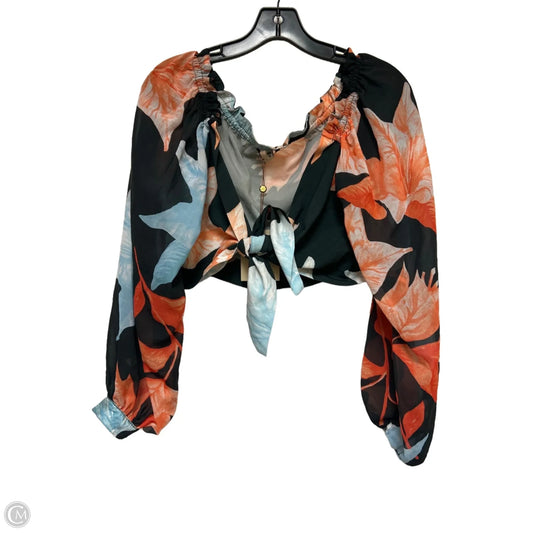 Top Long Sleeve By Clothes Mentor In Floral Print, Size: M