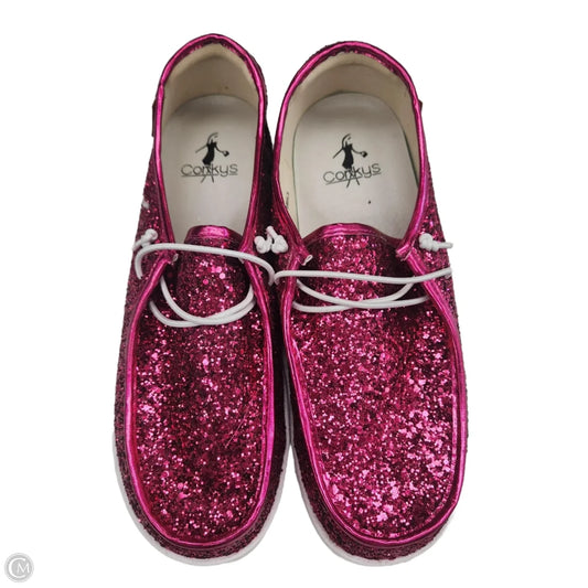 Shoes Flats By Corkys In Pink, Size: 9