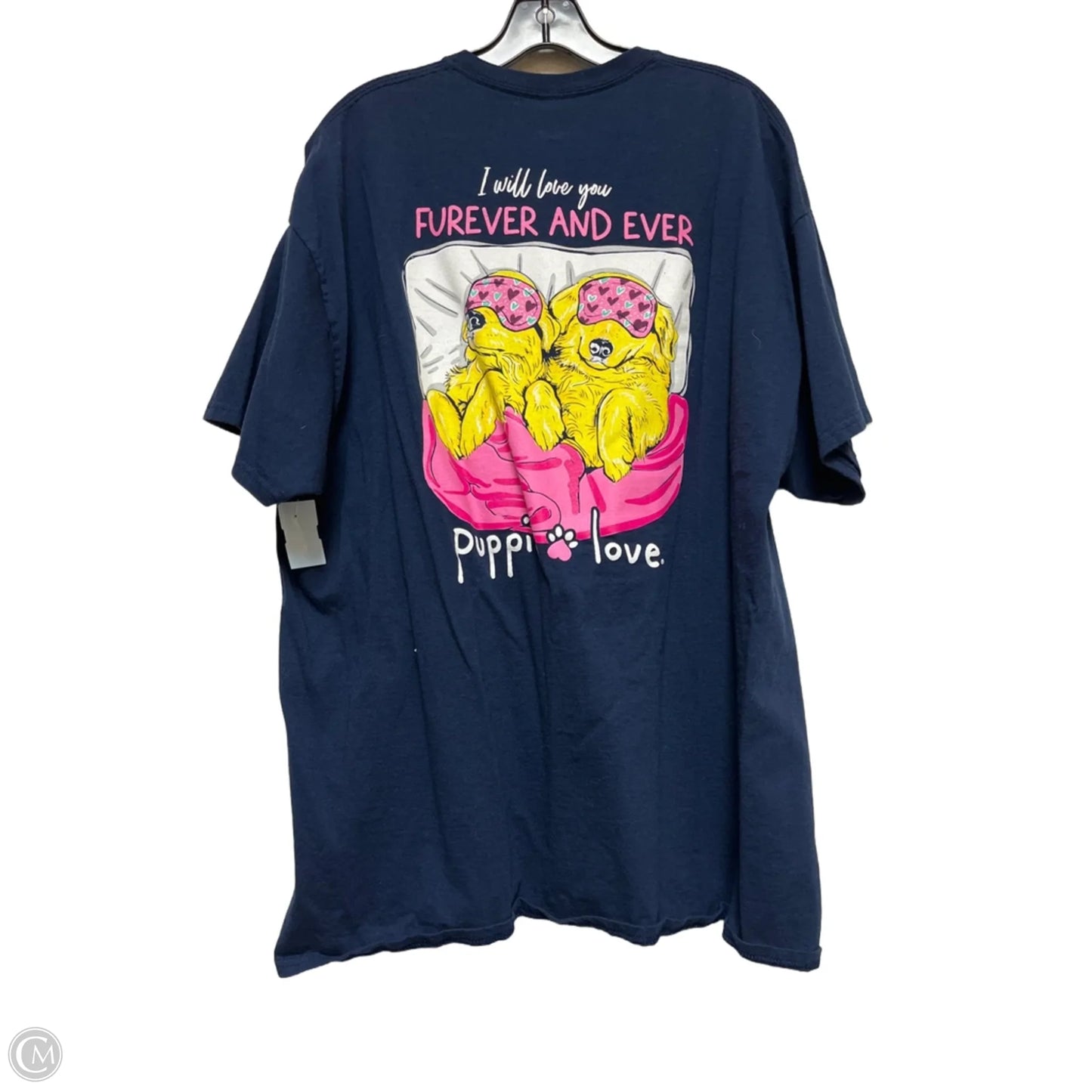 Top Short Sleeve Basic By Gildan In Navy, Size: 2x