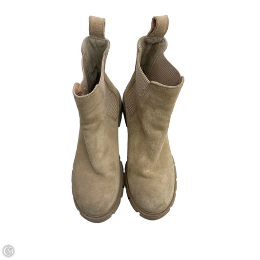 Boots Ankle Heels By Steve Madden In Cream, Size: 7