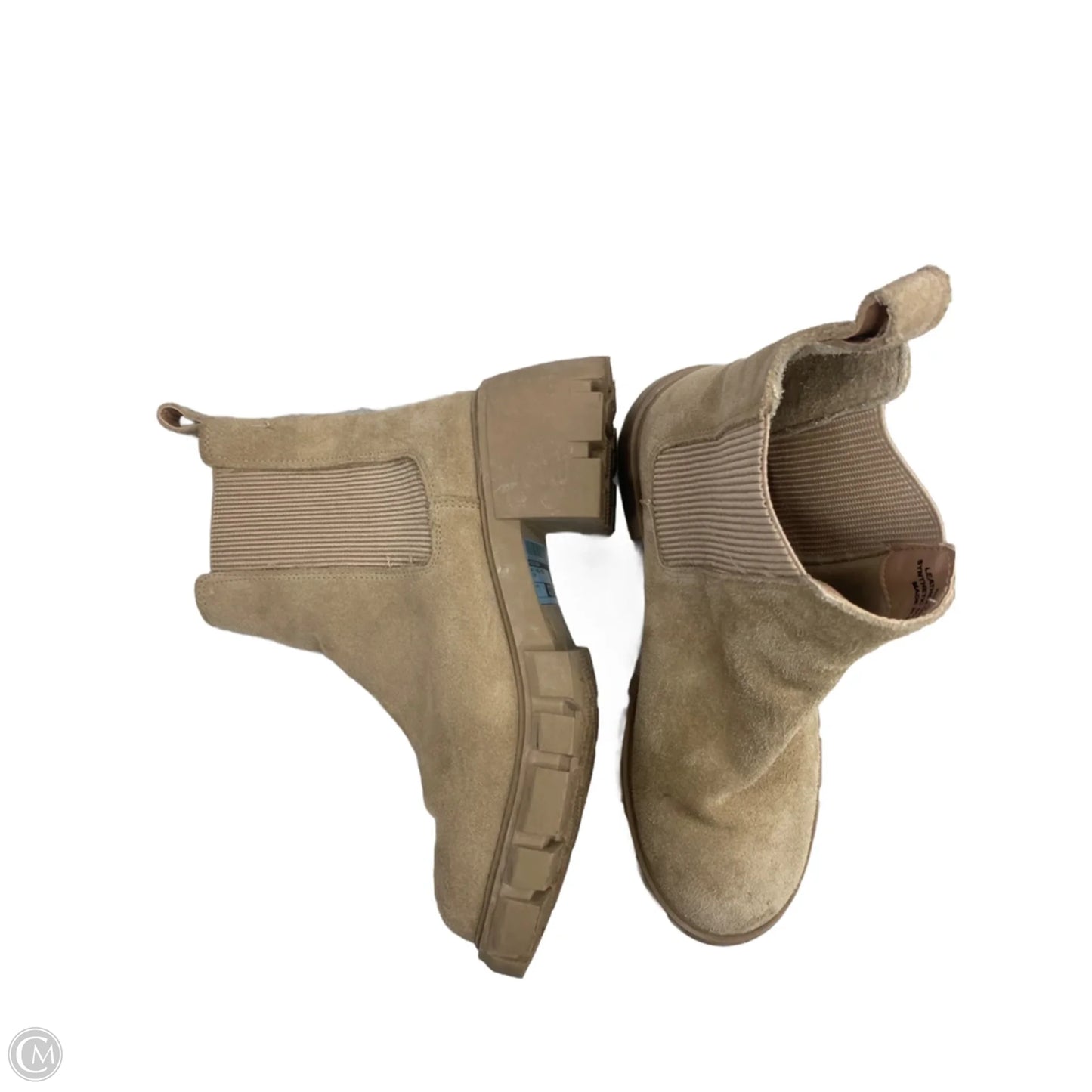 Boots Ankle Heels By Steve Madden In Cream, Size: 7