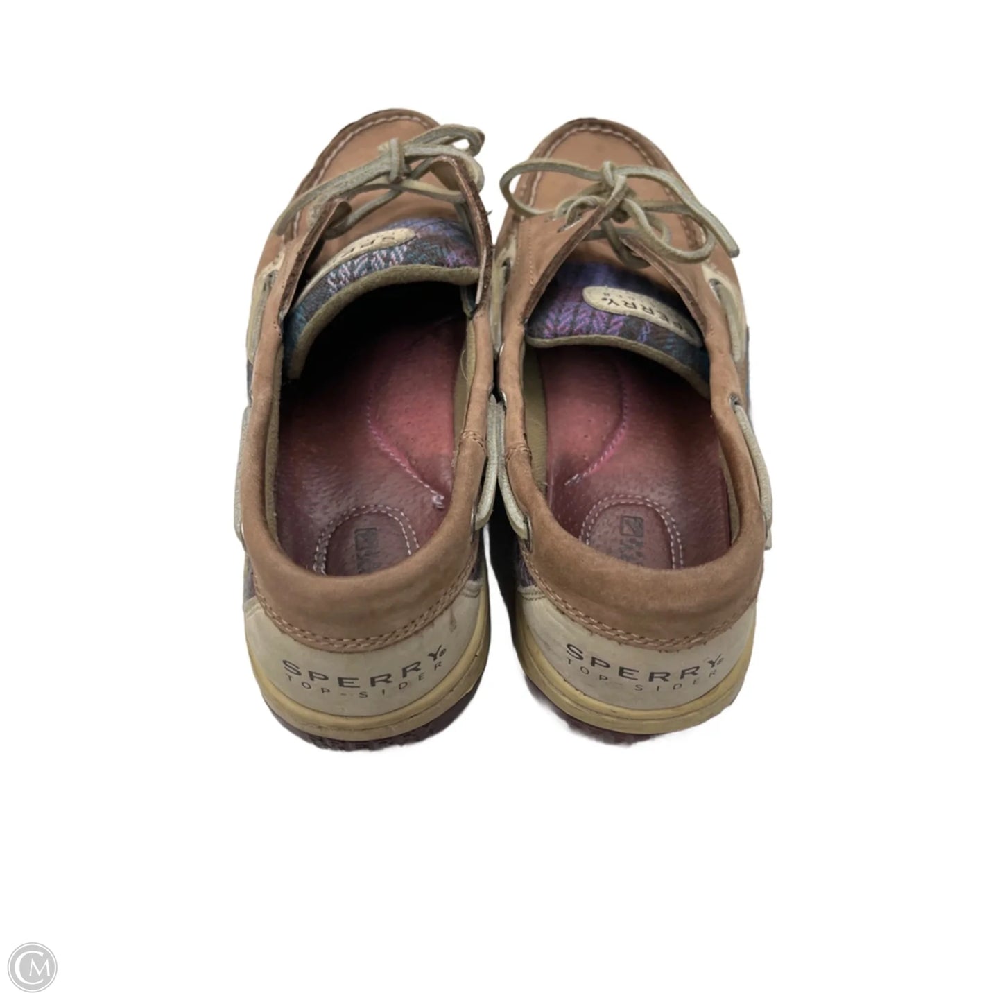 Shoes Flats By Sperry In Brown & Purple, Size: 9