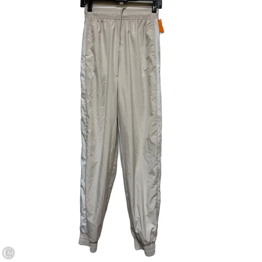 Athletic Pants By Nike Apparel In Tan & White, Size: Xs