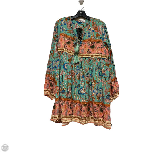 Dress Casual Short By Clothes Mentor In Paisley Print, Size: Xl