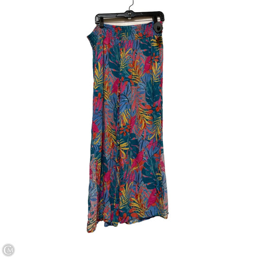 Swimwear Cover-up By Kona Sol In Tropical Print, Size: L