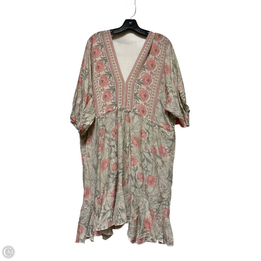 Dress Casual Short By Clothes Mentor In Floral Print, Size: L