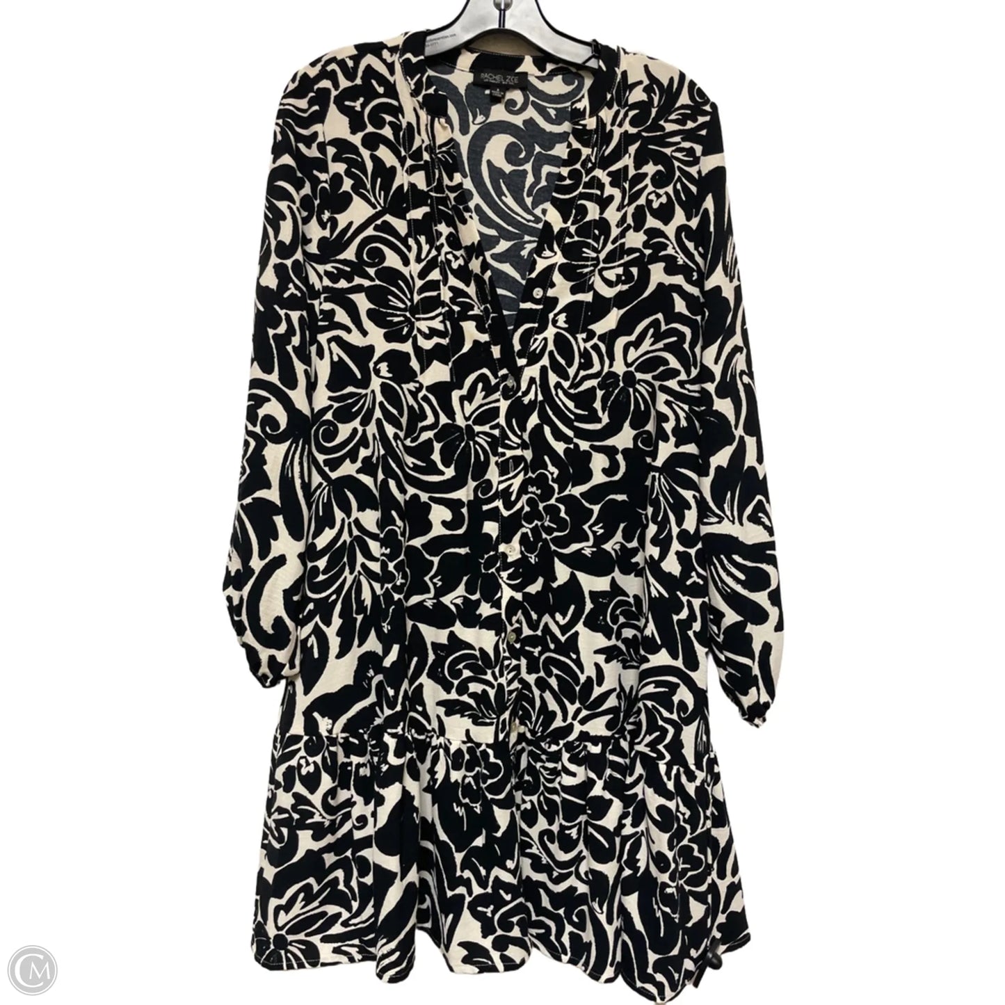 Dress Casual Short By Rachel Zoe In Black & White, Size: S