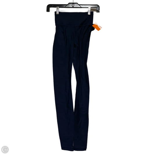 Athletic Leggings By Lululemon In Navy, Size: Xs