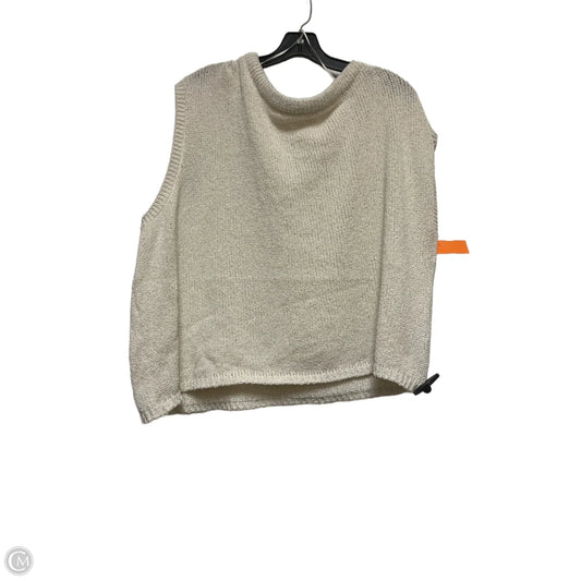 Top Sleeveless By City Chic In Cream, Size: 2x