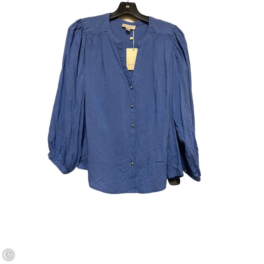 Top Long Sleeve By Clothes Mentor In Blue, Size: S