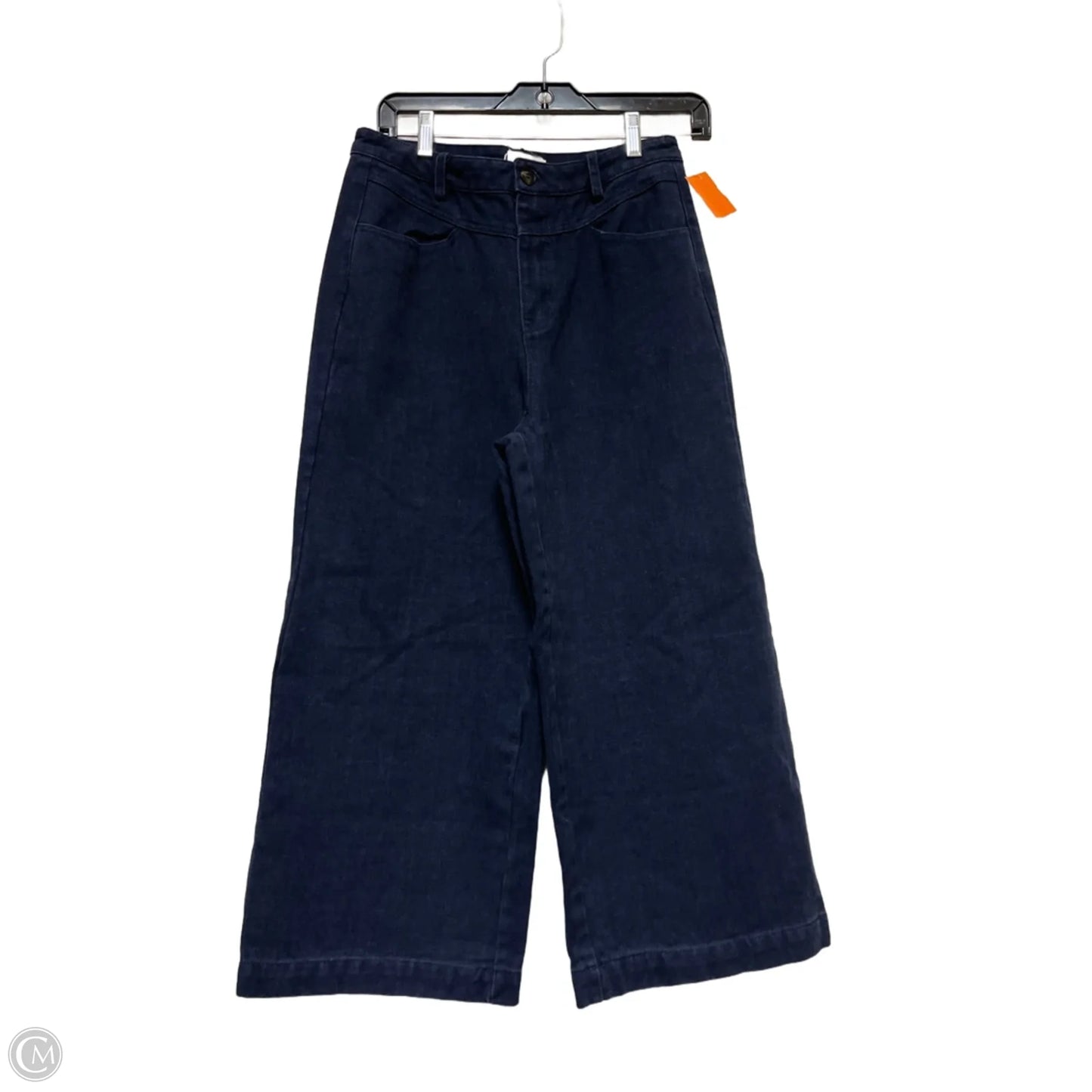 Jeans Cropped By Clothes Mentor In Navy, Size: 8