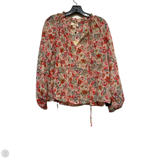 Top Long Sleeve By Clothes Mentor In Multi-colored, Size: S