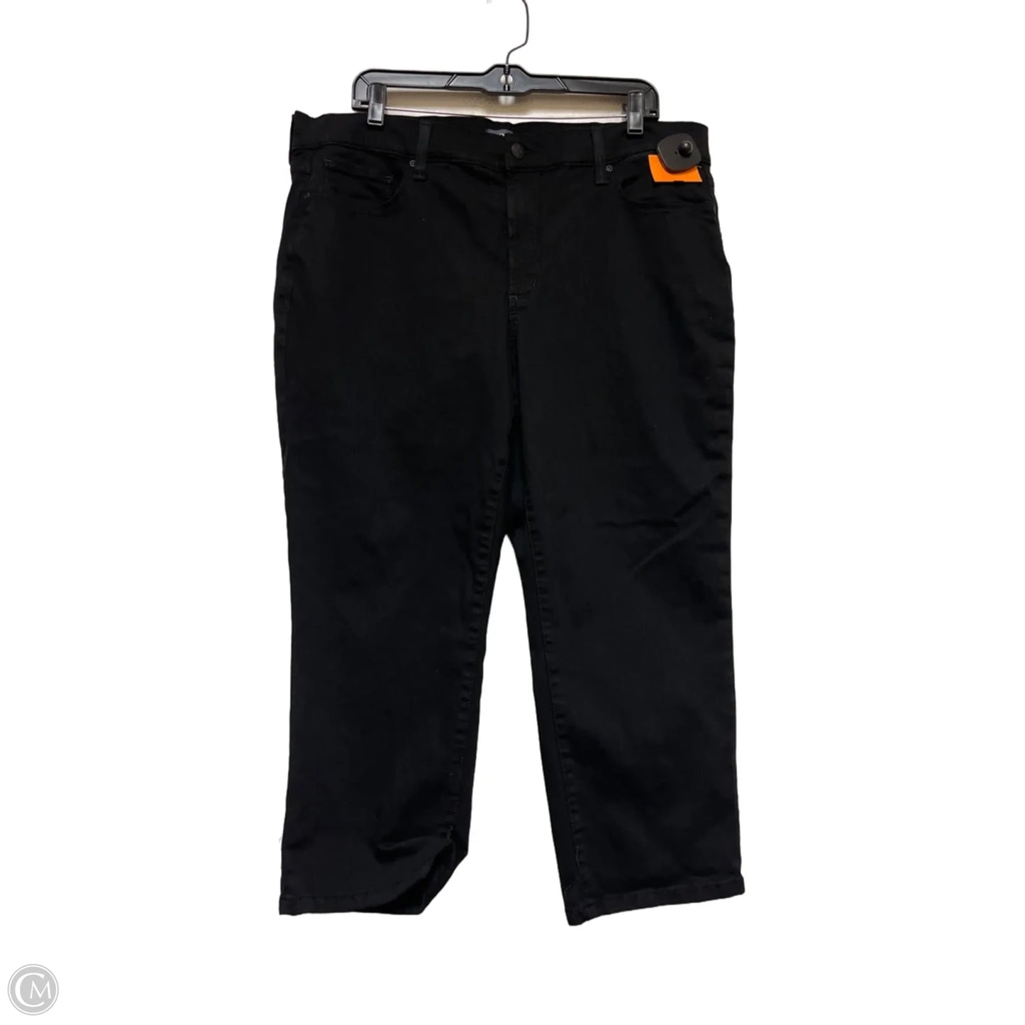 Jeans Cropped By Not Your Daughters Jeans In Black, Size: 14