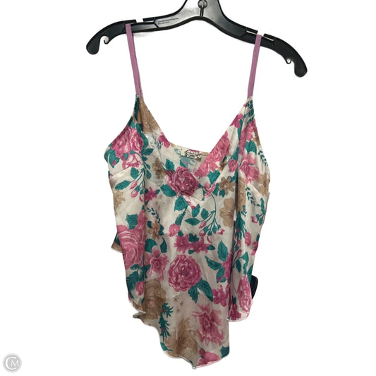 Tank Top By Free People In Floral Print, Size: S
