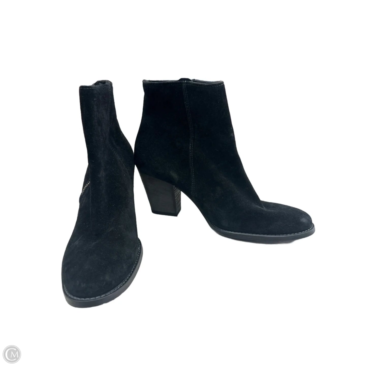 Boots Ankle Heels By Paul Green In Black, Size: 5