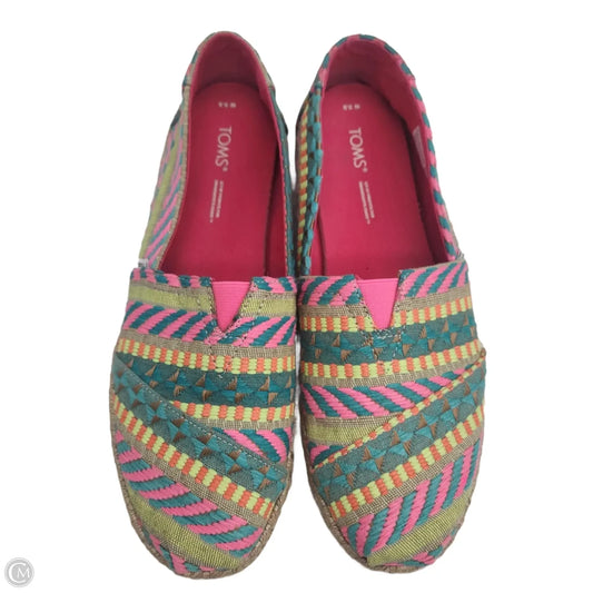 Shoes Flats By Toms In Multi-colored, Size: 9.5