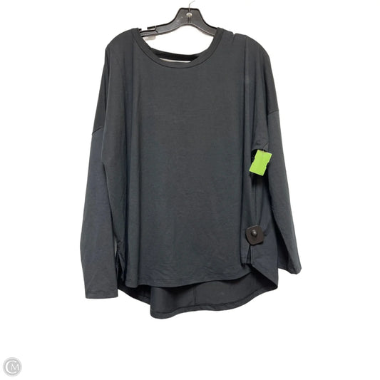 Athletic Top Long Sleeve Crewneck By All In Motion In Black, Size: Xxl
