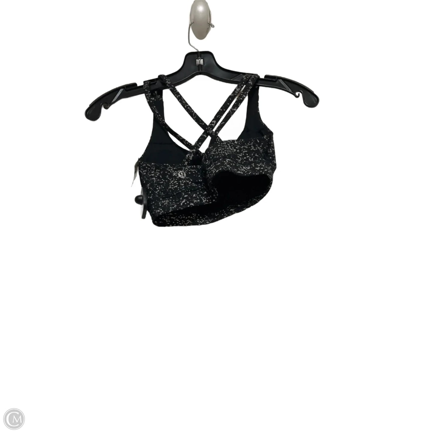 Athletic Bra By Lululemon In Black & White, Size: 2