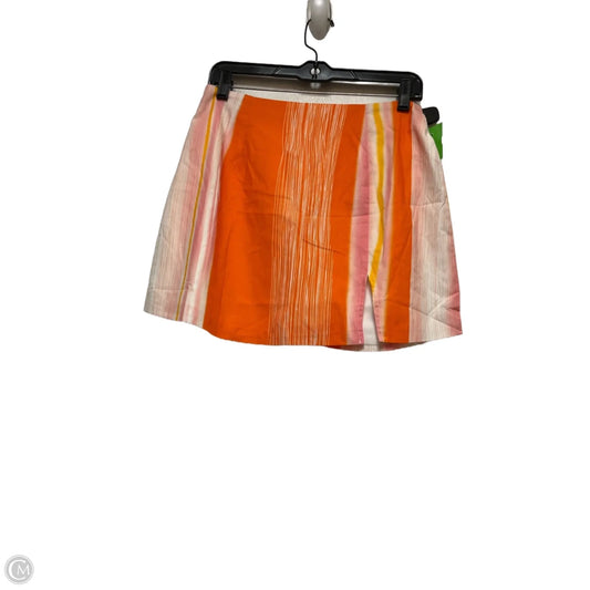 Skirt Mini & Short By Pink Lily In Orange & Pink, Size: M