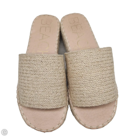 Sandals Heels Platform By Matisse In Tan, Size: 9