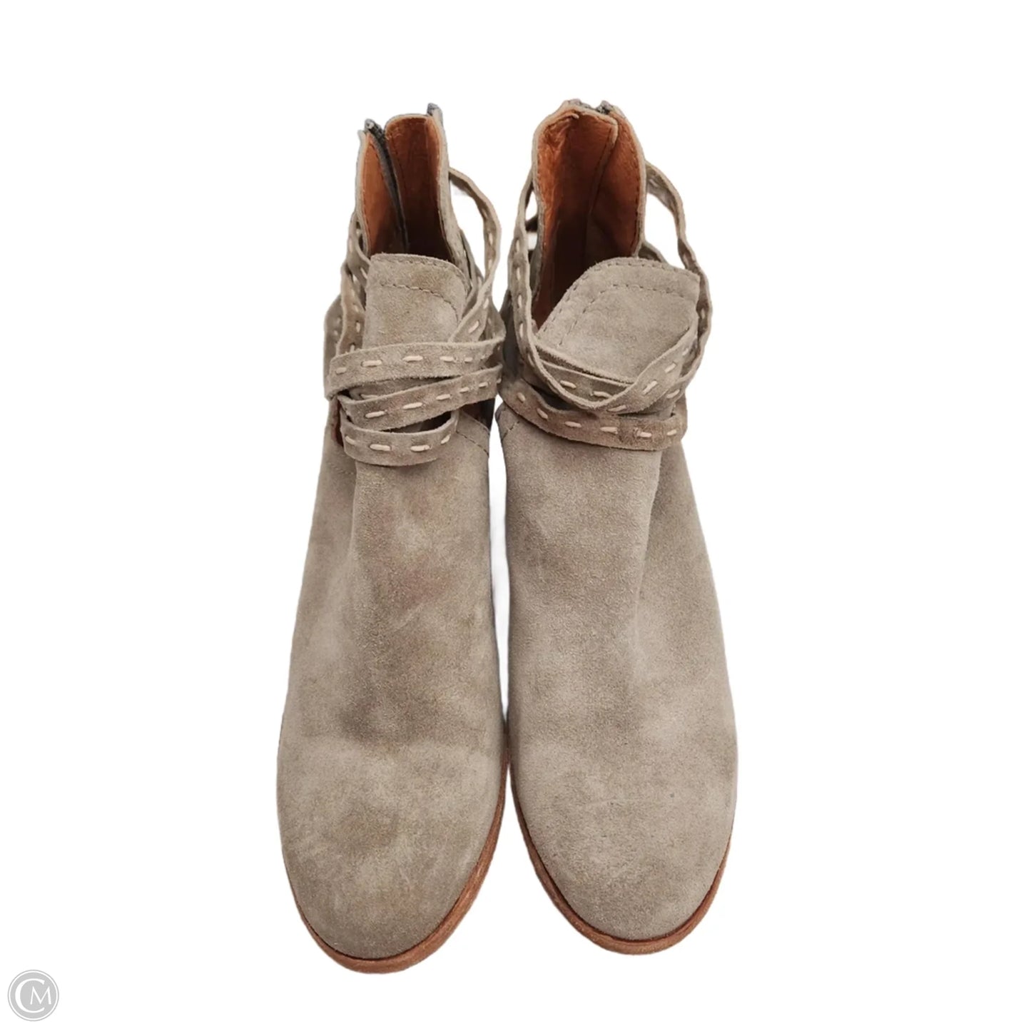 Boots Designer By Frye In Taupe, Size: 7.5