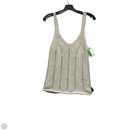 Tank Top By Abercrombie And Fitch In Cream, Size: S