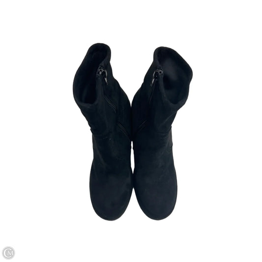 Boots Ankle Heels By Steve Madden In Black, Size: 8