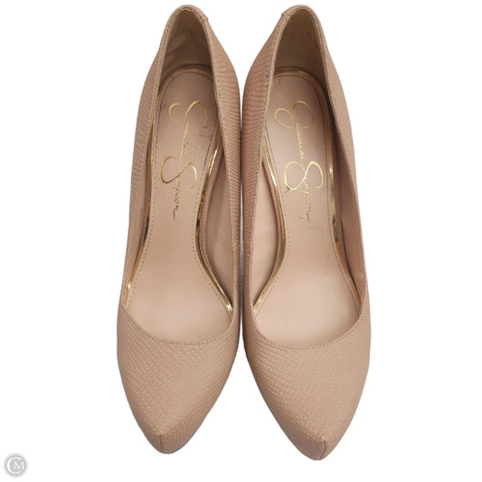 Shoes Heels Stiletto By Jessica Simpson In Pink, Size: 8
